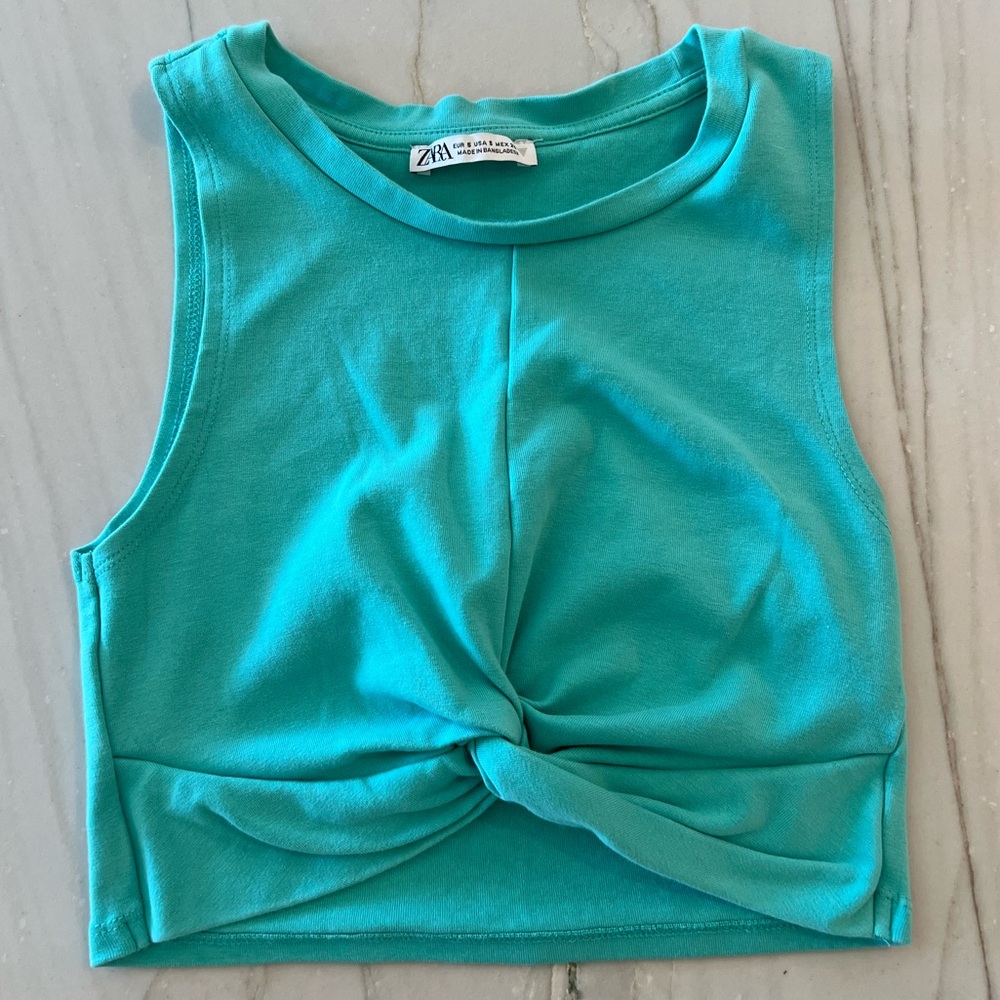 Zara Twisted Crop Top